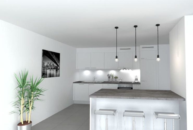 NEUF: Spacieux 2.5 pièces moderne de 63 m2 à Saint-Maurice