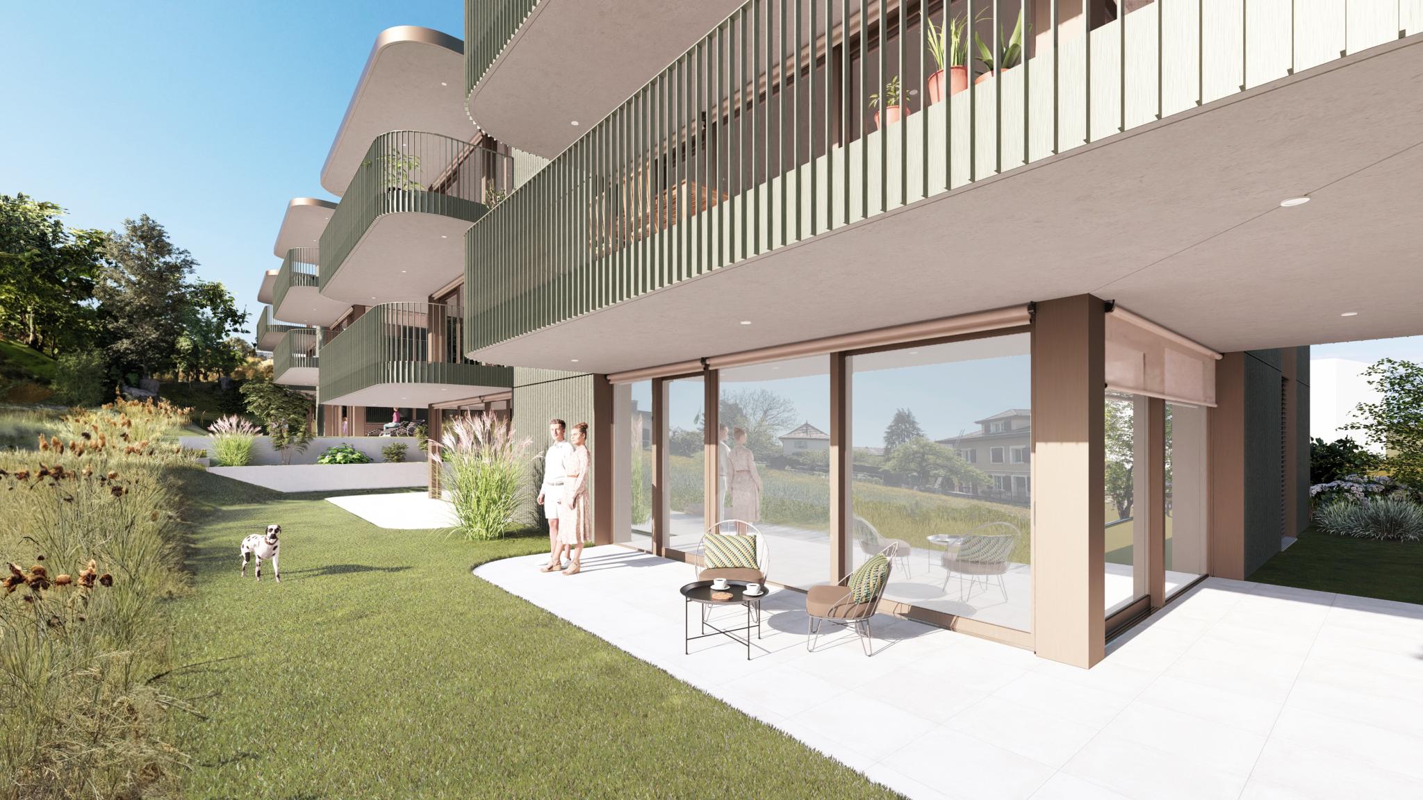 Nouvelle construction, 6.5 pièces à Morges avec vaste terrasse de 63 m²