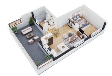 2.5 Zimmer Attika Wohnung NEU