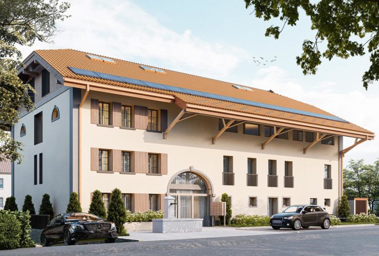 À vendre à Lully – Appartements neufs dans une ferme de caractère