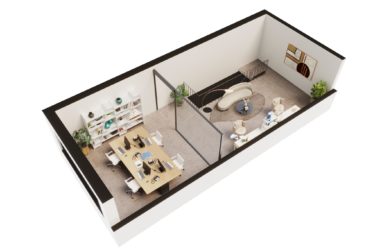 Atelier, bureau ou dépôt - surface modulable à louer à Domdidier