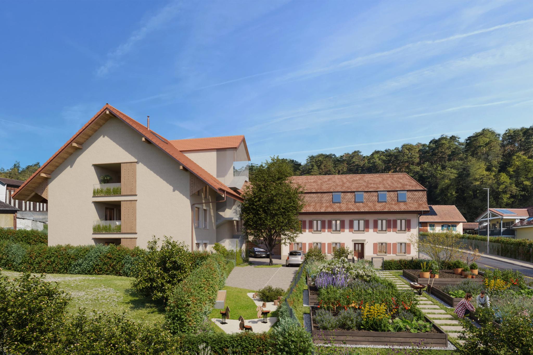 Magnifique 3.5 pièces neuf avec loggia et jardin privatif