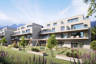 Salquenen : 2.5 pièces neuf avec balcon près de la gare