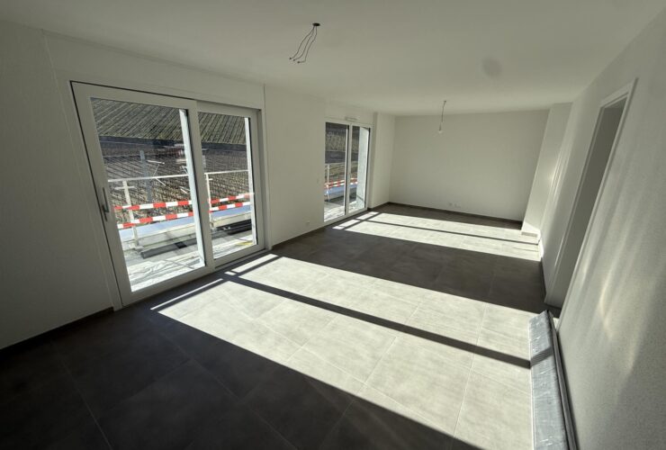 Salquenen : 2.5 pièces neuf avec balcon près de la gare