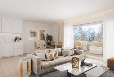 Salgesch : 2.5 pièces neuf avec balcon et vue sur le Bois de Finges